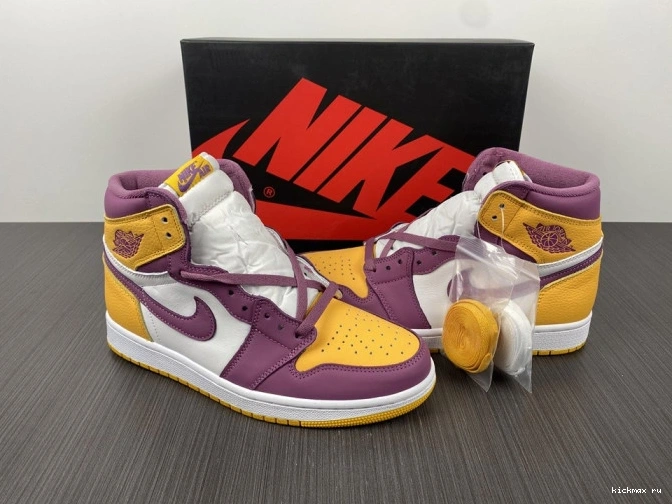 Rep MAX Jordan OG 1 Air Brotherhood High 555088-706 0818